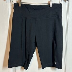 CK Calvin Klein Performance Black Women's Biker Shorts - Size Large